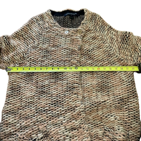 French Connection Textured Tan Coat - Picture 11 of 12